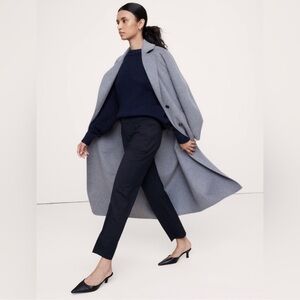 NWT! Banana Republic Navy Siena Slim Wool Ankle Pant - Multiple 🧡🧡